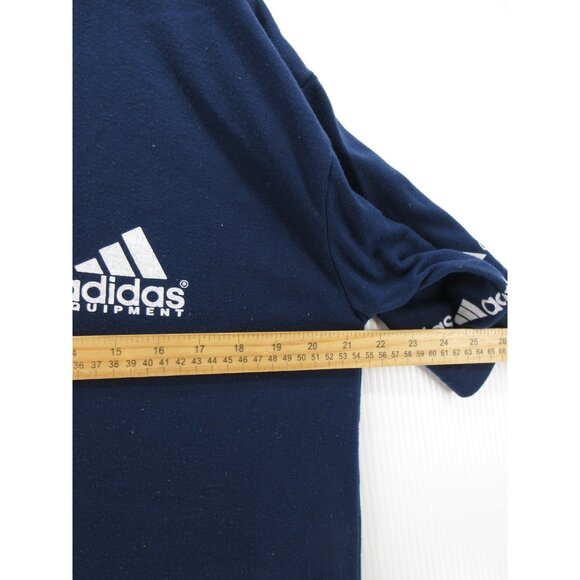 VINTAGE Adidas Equipment Shirt Men Large Pullover Spell Out Logo AOP 90s * - Picture 5 of 10